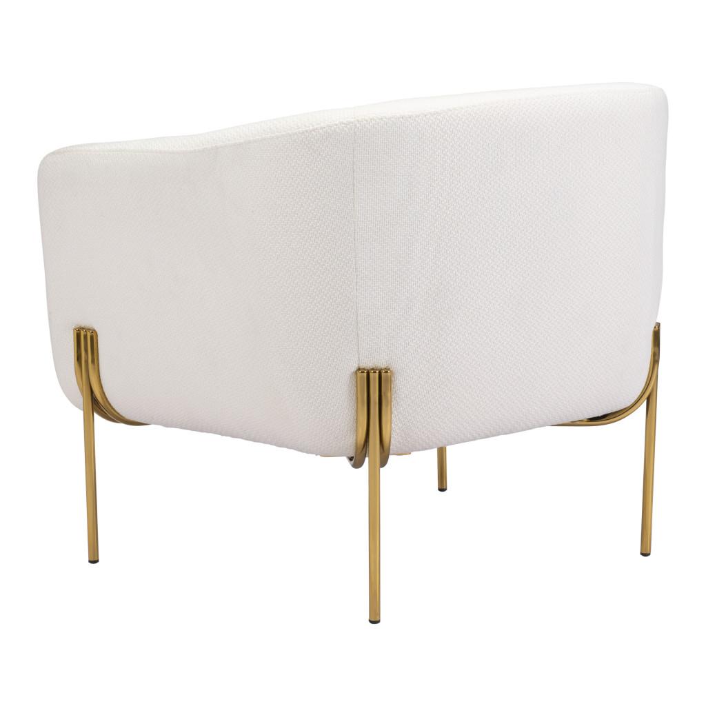 ZUO Micaela Armchair Ivory