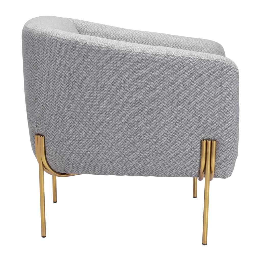ZUO Micaela Armchair Gray
