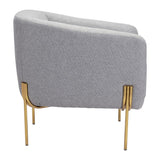 ZUO Micaela Armchair Gray