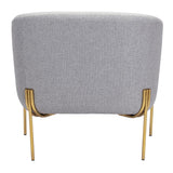 ZUO Micaela Armchair Gray