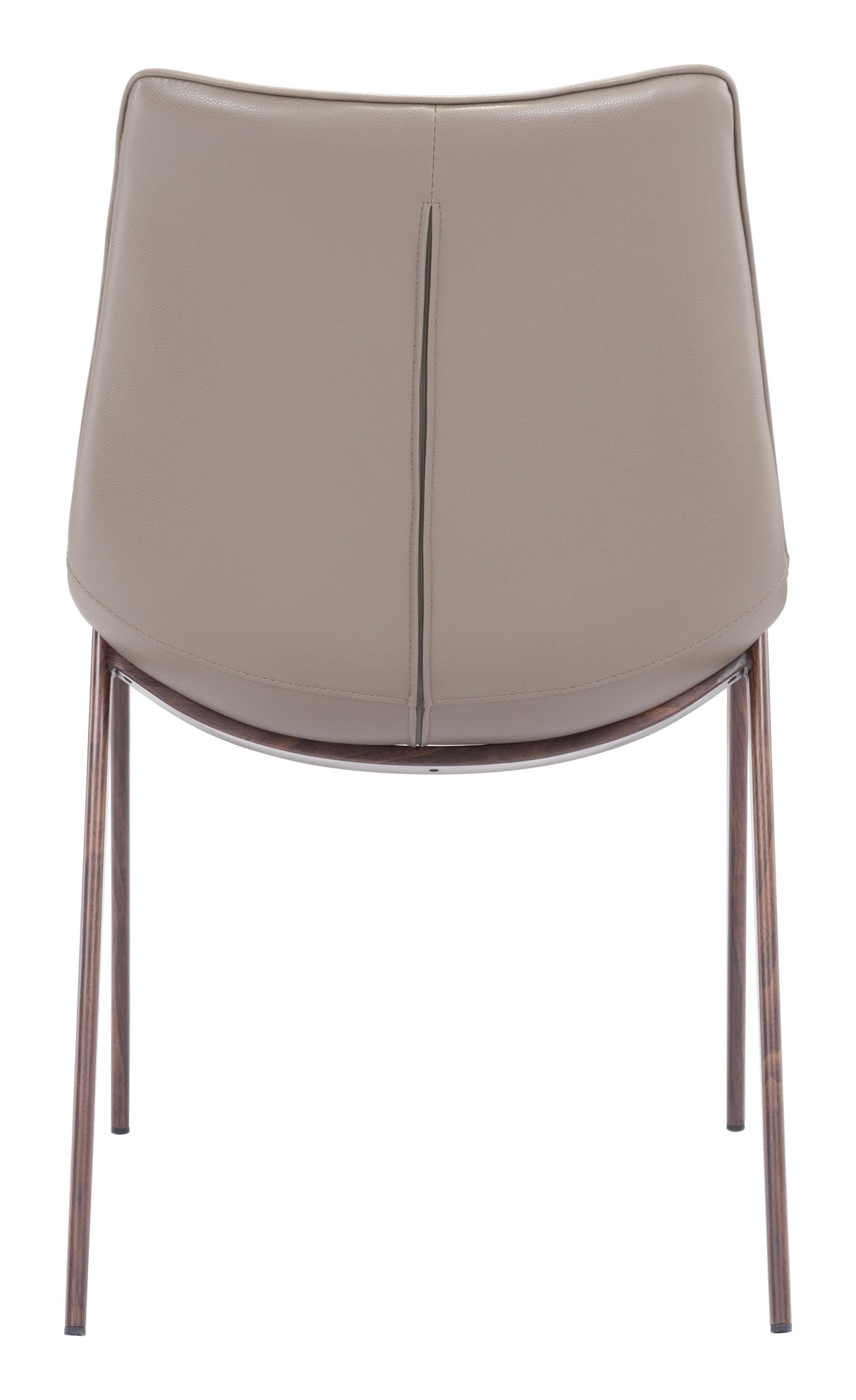ZUO Magnus Dining Chair (Set of 2) Brown & Walnut