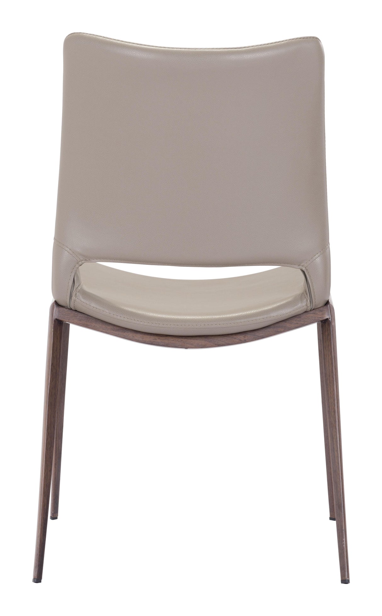 ZUO Ace Dining Chair (Set of 2) Brown & Walnut