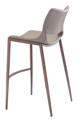 ZUO Ace Barstool (Set of 2) Brown & Walnut