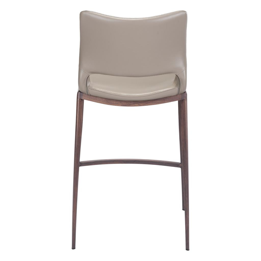 Zuo Ace Counter Stool (Set Of 2) Brown Walnut – DecoratorsBest