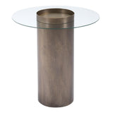 ZUO Emi End Table Antique Bronze