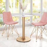 ZUO Alto Bistro Table White & Gold