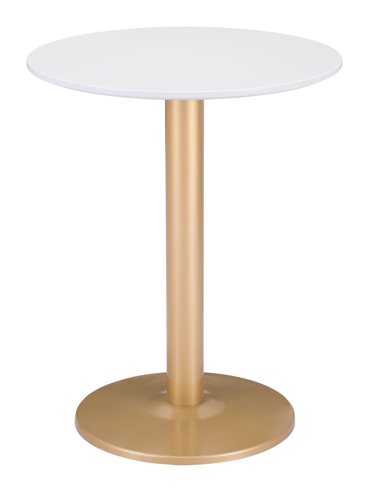 ZUO Alto Bistro Table White & Gold