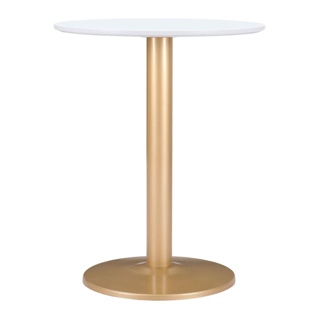 ZUO Alto Bistro Table White & Gold