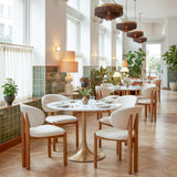 ZUO Opus Dining Table White & Gold