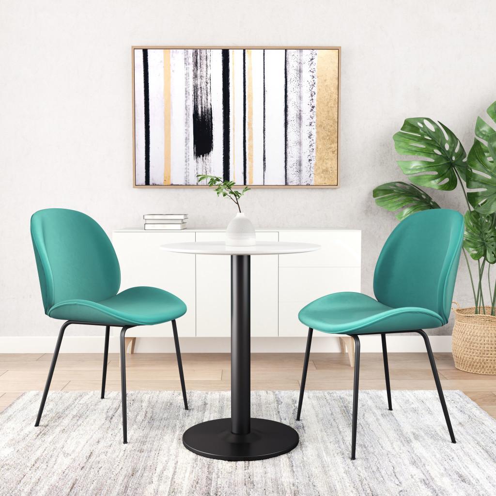 ZUO Alto Bistro Table White & Black