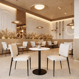 ZUO Alto Bistro Table White & Black