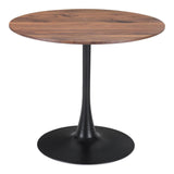 ZUO Opus Dining Table Brown & Black