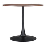ZUO Opus Dining Table Brown & Black