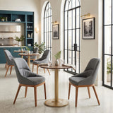 ZUO Alto Bistro Table Brown & Gold