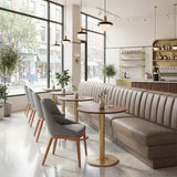 ZUO Alto Bistro Table Brown & Gold