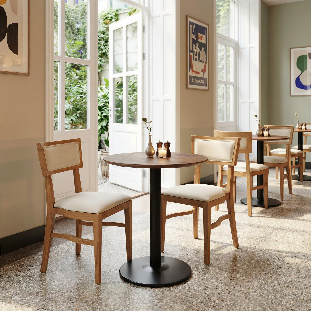 ZUO Alto Bistro Table Brown & Black