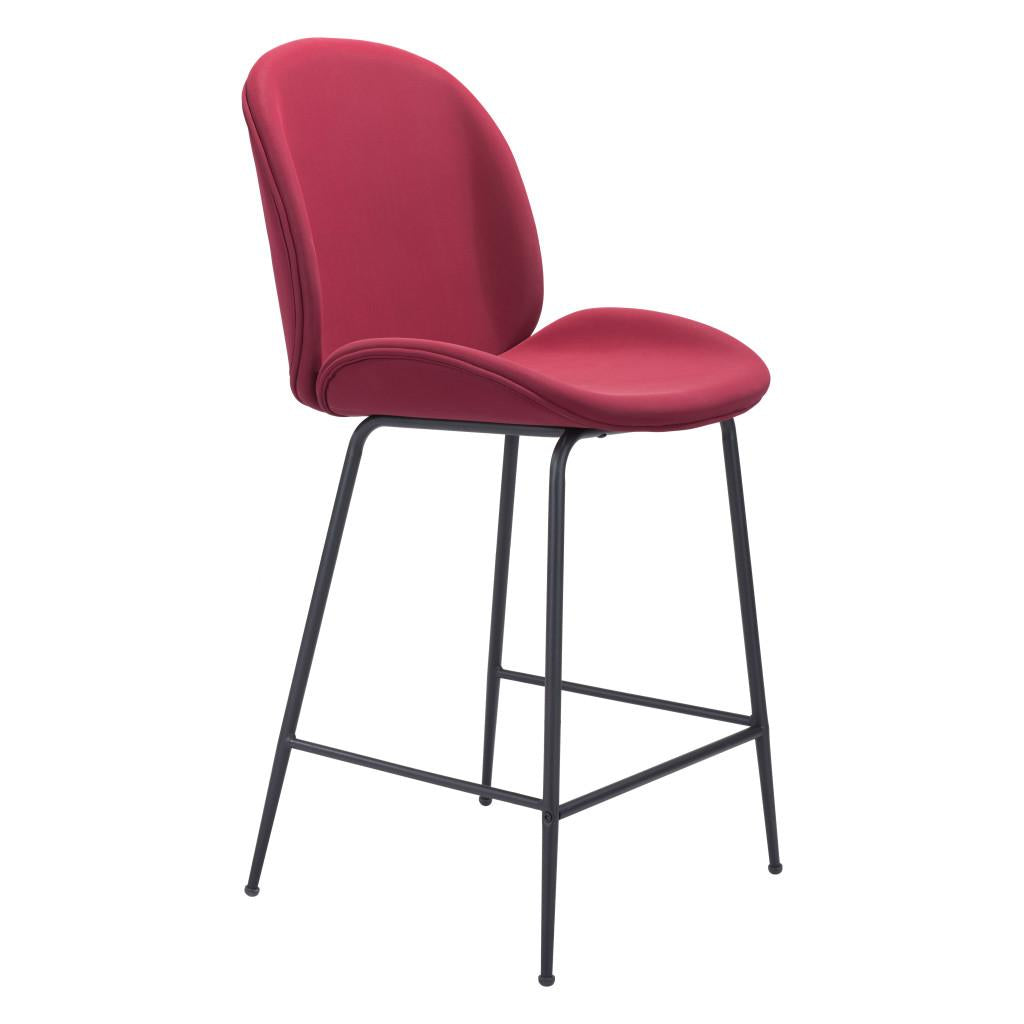 ZUO Miles Counter Stool Red