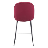 ZUO Miles Counter Stool Red