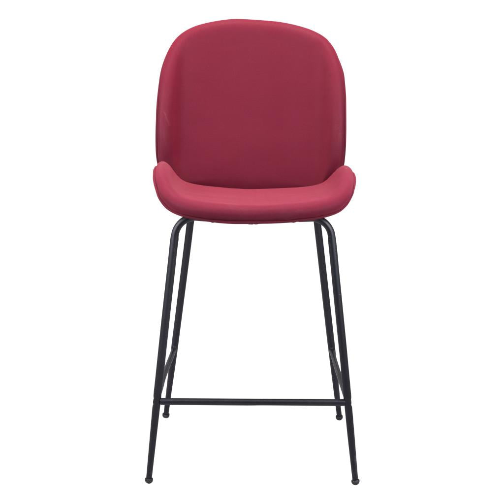 ZUO Miles Counter Stool Red