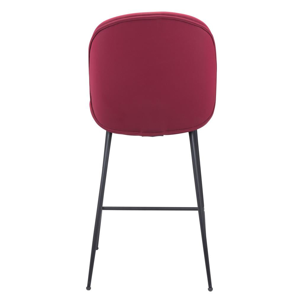 ZUO Miles Counter Stool Red