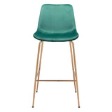 ZUO Tony Barstool Green & Gold