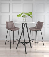 ZUO Byron Barstool Brown