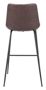 ZUO Byron Barstool Brown