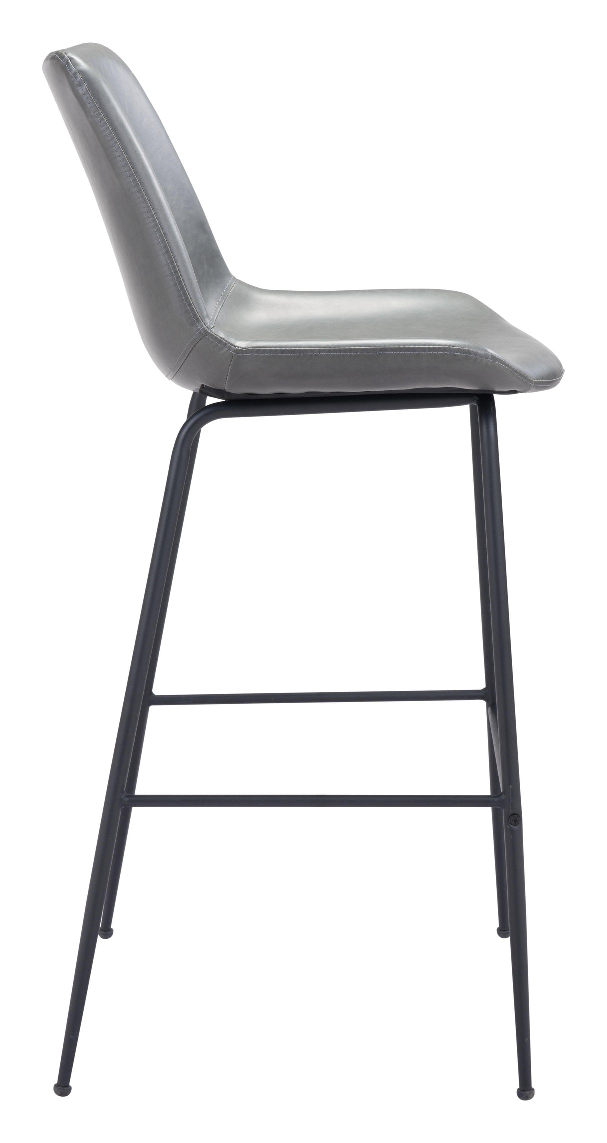ZUO Byron Barstool Gray