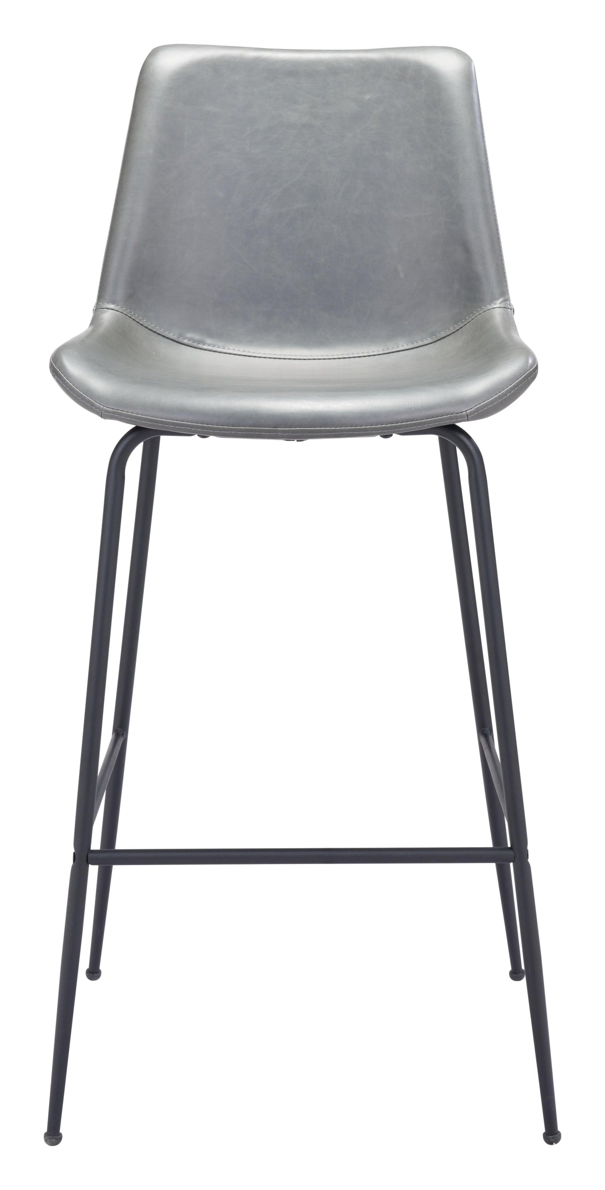 ZUO Byron Barstool Gray