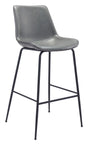 ZUO Byron Barstool Gray