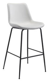 ZUO Byron Barstool White