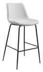ZUO Byron Barstool White