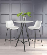 ZUO Byron Barstool White