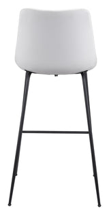 ZUO Byron Barstool White