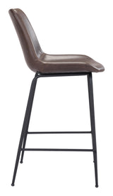 ZUO Byron Counter Stool Brown