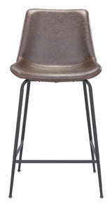 ZUO Byron Counter Stool Brown