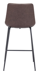 ZUO Byron Counter Stool Brown