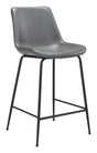 ZUO Byron Counter Stool Gray