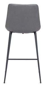ZUO Byron Counter Stool Gray