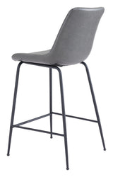 ZUO Byron Counter Stool Gray