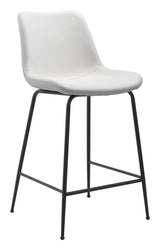 ZUO Byron Counter Stool White