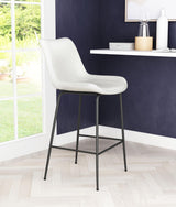 ZUO Byron Counter Stool White