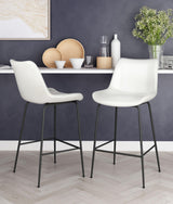 ZUO Byron Counter Stool White