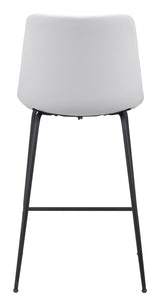 ZUO Byron Counter Stool White
