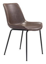 ZUO Byron Dining Chair (Set of 2) Brown