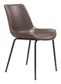 ZUO Byron Dining Chair (Set of 2) Brown