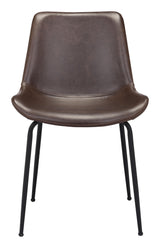 ZUO Byron Dining Chair (Set of 2) Brown