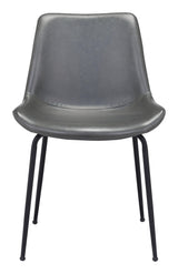 ZUO Byron Dining Chair (Set of 2) Gray