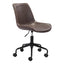 ZUO Byron Office Chair Brown
