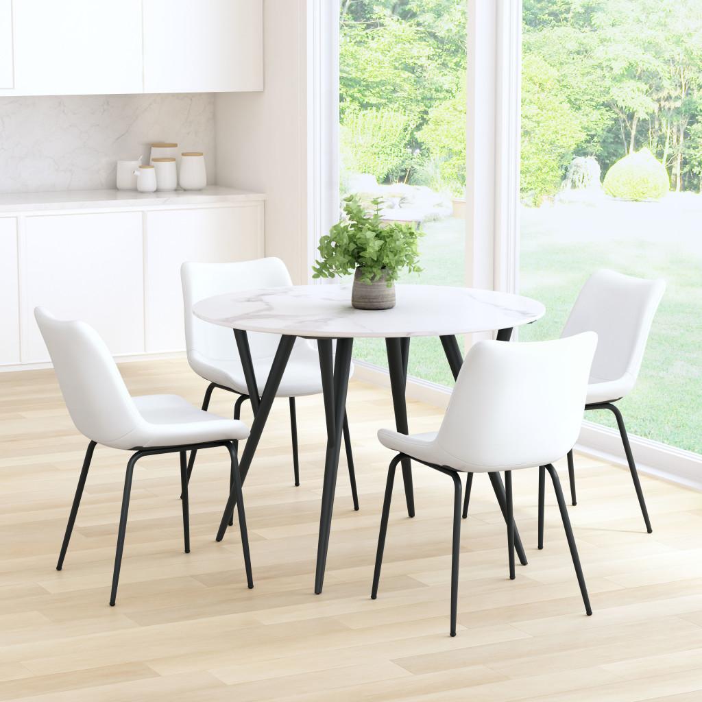 ZUO Byron Dining Chair (Set of 2) White